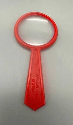 Vintage Magnifying Glass Made In West Germany Plastic Red Bruder Toys 3 1/8" L - Image 1 of 4