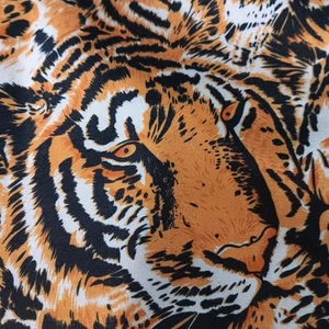 Grace Ephesians 2:5 Lined Statement Satin Tiger Midi- Maxi Skirt Sz 20W - Picture 1 of 11