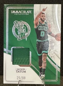 Jayson Tatum 2023-24 Panini Immaculate Collection Materials  #MAT-TAT 25/99 - Picture 1 of 5
