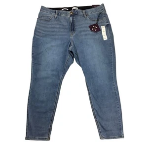 Ava Viv High Rise Skinny Jeans Women's 22 42x28 Medium Wash Blue Ab Solution - Picture 1 of 15