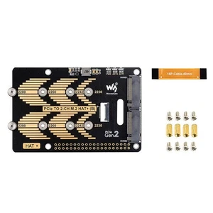 PCIe to Dual Channel M.2 Adapter Board Module for 5 5Gbps Module Hard5075 - Afbeelding 1 van 10
