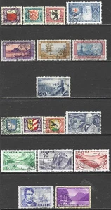 SWITZERLAND 1928-38 Pro Juventute Semi-Postal Used Issues Selection (Jul 618) - Picture 1 of 2