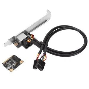 Mini PCI E Gigabit Ethernet Card 10/100/1000Mbps Free Drive For Realtek RTL8111H - Picture 1 of 14
