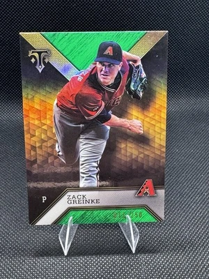 2016 Topps Triple Threads - Zack Greinke #46 Emerald /250 - Image 1 of 3