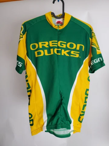 Oregon Ducks team Cycling Jersey Unisex Sport Sz M World Jerseys football Cover