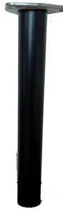 GAMBA TAVOLO PENISOLA PIEDE H.87 CM NERO D.80 REGOLABILE IN ALTEZZA DI 3 CM - Foto 1 di 4
