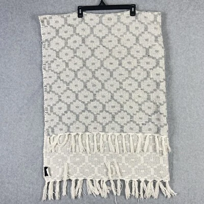 Max Studio Home Throw Blanket Colorful Fun Beach House Seaside Nautical Woven - Image 1 of 4