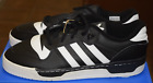 Men's-Adidas-Rivalry Low-Athletic-White-Black-Leather-Shoes-Sneakers-Size 12-New