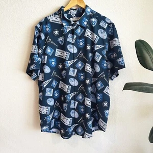 Tommy Bahama Coast Para Hombres Camisa Abotonada XL Big Hitter Deporte Béisbol Hawaiano - Imagen 1 de 9