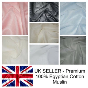 Premium 100% Egyptian Cotton Muslin Cheesecloth Food Straining Gauze Fabric - Picture 1 of 8