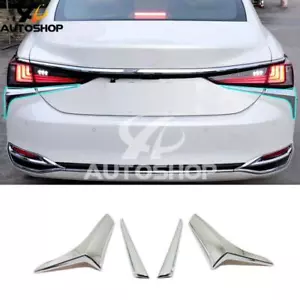 For Lexus ES250 300h 350 2019-2023 ABS Chrome Rear Tail Light Lamp Trim Cover - Foto 1 di 6