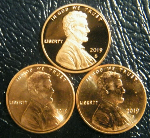 2019 P&D&S Lincoln Shield Cent Gem Proof and Uncirculated Penny Set 2019 PDS Cover