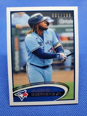 2022 Topps Transcendent VLADIMIR GUERRERO JR. 2012 card #/100 TORONTO BLUE JAYS - Image 1 of 3