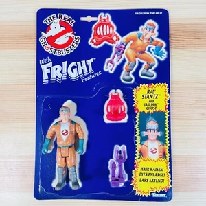 Vintage Real Ghostbusters Ray Stantz Fright Features Complete Toy Figure Kenner - Picture 1 of 16