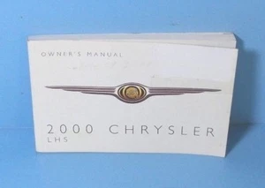 00 Chrysler LHS 2000 manual de dueños - Imagen 1 de 1