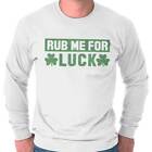 Irish Luck Funny Joke St Patricks Pattys Day Long Sleeve T Shirts Tees For Men