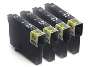 Tintas 604XL x4 negras no compatibles con OEM XP2200 XP3200 XP4200 WF2910 WF2930 WF2950 - Imagen 1 de 1