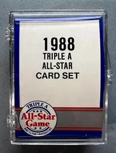 1988 PROCARD AAA ALL-STAR SPIEL BASEBALL 54-KARTEN SET (NM/M) JEFFERIES/C. GWYNN* - Bild 1 von 5