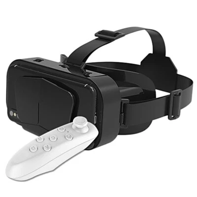 Versatile Reliable 3D Virtual Reality Headset Glasses with Handle for Cellphones - Image 1 of 4