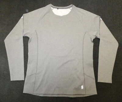 Second Skin women's dark gray stretch long-sleeved base layer top Sz XL - Image 1 of 2