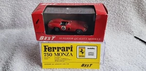 BEST AU 1/43EME FERRARI 750 MONZA EN BOITE VITRINE TBE - Foto 1 di 7