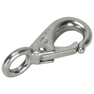 2 X S/S 316 Fixed Snap Hook 55.8mm - Picture 1 of 2