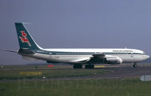 InFlight 1/200 B707AYXR, Donaldson International Airways Boeing B707-300 G-BAEL - Picture 1 of 8