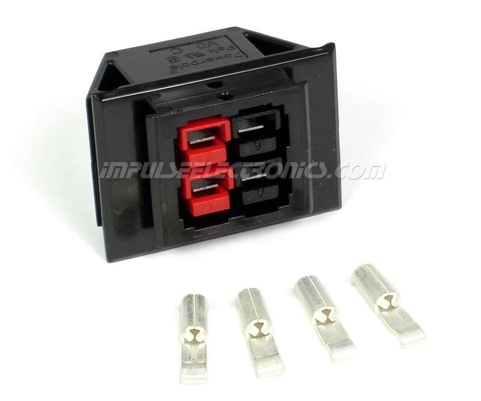 Montaje de chasis Anderson Powerpole Snap-In Rec, 4 polos, 30 amperios (14 - 12 GA) Foto 1 de 1
