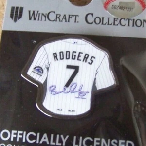 Colorado Rockies Brendan Rodgers 7 jersey pin primary logo c40398 - Picture 1 of 4