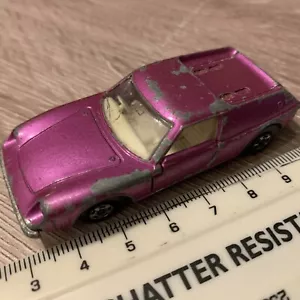 Matchbox Lesney No 5 Metallic Purple Lotus Europa Plastic Black Wheels 1969 - Picture 1 of 3