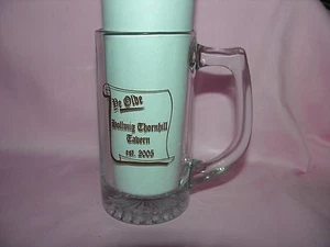 VINTAGE THORNHILL TABERN EST. 2005 GLASS BEER MUG - Picture 1 of 3