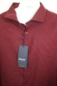 DANIEL HECHTER MAROON L/S DRESS SHIRT SZ: 4XLT 4XT XXXXLT NWT - Picture 1 of 3