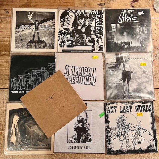 BULK LOT of Punk Rock 7" x 10 45 Vinyl Single Record Punk Hardcore Indie Rock 24 - Image 1 of 1