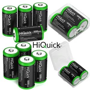 2/4/6/8/10 x 5Ah C Baby Wiederaufladbar Batterie 1,2V NiMH Akku -HR14 LR14 R14 - Bild 1 von 13