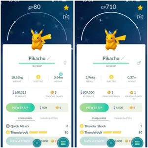 Pikachu con una corona de luna M o F - TR-DE 20k polvo de estrellas - Imagen 1 de 1