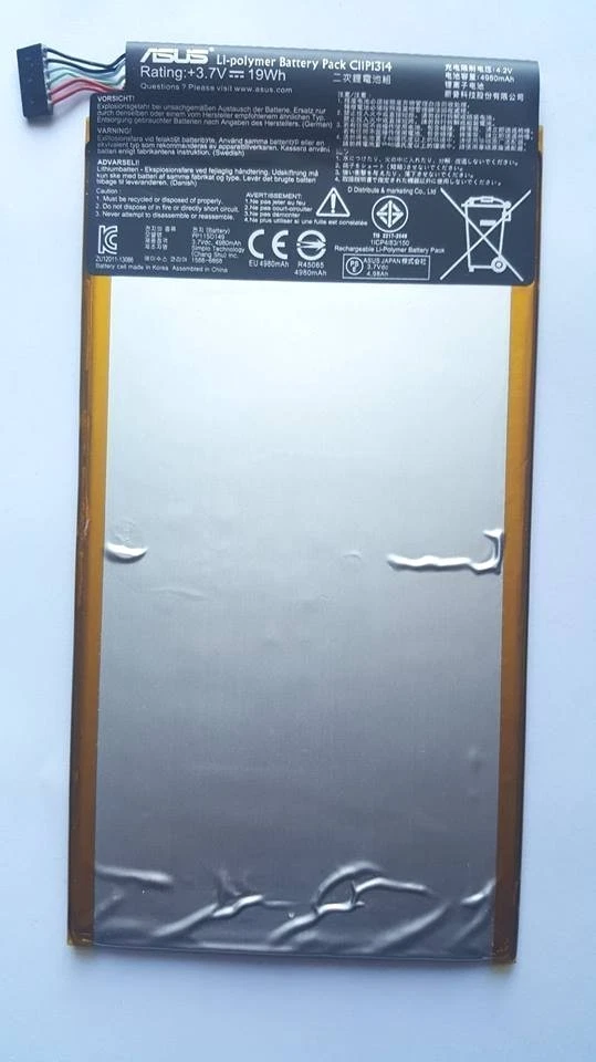 Originale Batteria per ASUS Memopad ME102A C11P1314 - Immagine 1 di 1