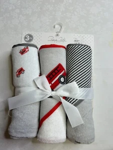 Rene Rofe Pack of 3 Bed & Bath Hooded Towels Baby Super Soft Absorbent Terry - Picture 1 of 4