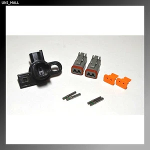 Deutsch DT 2-Pin Genuine 90 Deg Solid Connector Kit 14 AWG (DT04-2P-N006). USA - Imagen 1 de 8