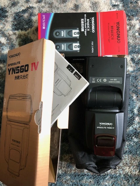YONGNUO YN560 IV Wireless Speedlite Flash for Canon and wireless flash trigger - Image 1 of 1