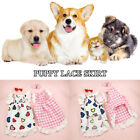 Pet Puppy Dog Cat Lace Skirt Princess Dress Printed Skirt R