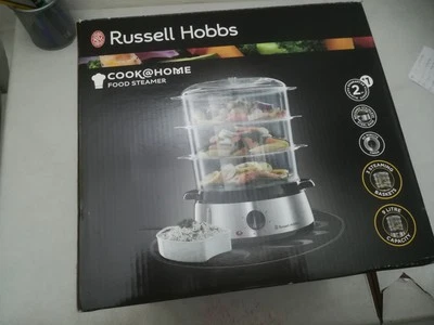 Russell Hobbs Cook@Home 9L 800W Vaporiera - Argento - Immagine 1 di 4
