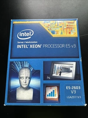 Procesador CPU Intel Xeon E5-2603 V3 SR20A 6 núcleos 1,6 GHz LGA2011-3 Foto 1 de 3