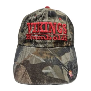 Humboldt Vikings Strapback Camo Hat One Size Fits Most Hunting Cap Pel Athletic - Picture 1 of 21
