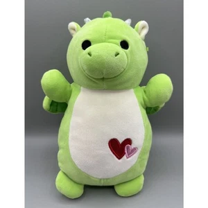 Squishmallow Desmund Green Dragon HugMees Valentine 2023 Heart Plush Stuffed - Picture 1 of 7