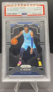 2019-20 Panini Prizm - Rookie Ja Morant #249 (RC) PSA 10 - Picture 1 of 2