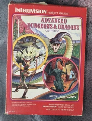 Vintage 1982 Advanced Dungeons & Dragons Intellivision Box Only - Image 1 of 4