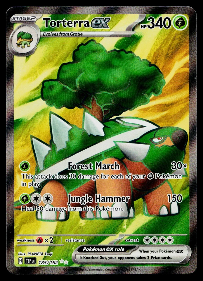 Torterra ex 185/162 SV05: Temporal Forces Ultra Rare - Image 1 of 2