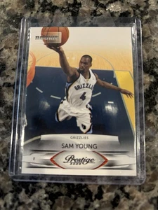 2009-10 Panini Prestige #185 Sam Young novato Memphis Grizzlies - Imagen 1 de 2