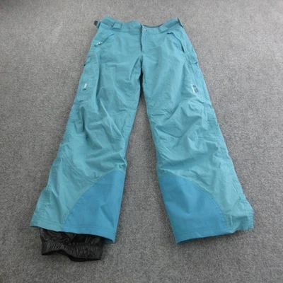 Calça de esqui Mountain Hardwear feminina XS curta azul-petróleo isolada resistente à água - Imagem 1 de 4