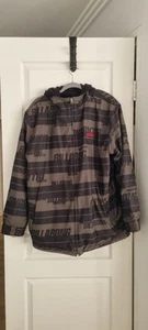 Billabong Jacket Oversised Long Sleeve Winter Warm Size XL Reversible Vintage - Picture 1 of 13